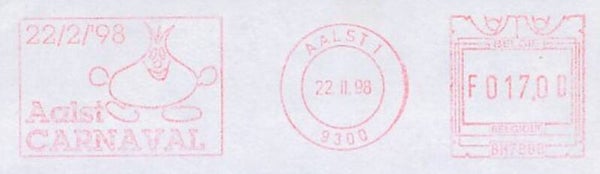 2110 UNESCO 1993 Belgium Carnaval Aalst meter