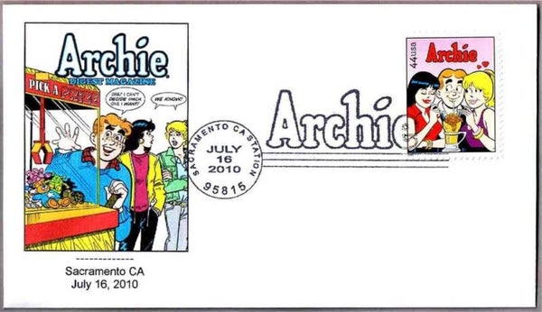 2203 Cartoons Comics BD 2010 USA Archie FDC 2