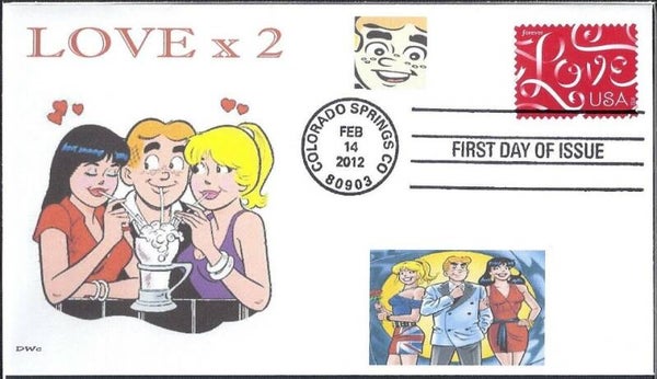 2203 Cartoons Comics BD 2012 USA Archie FDC 1