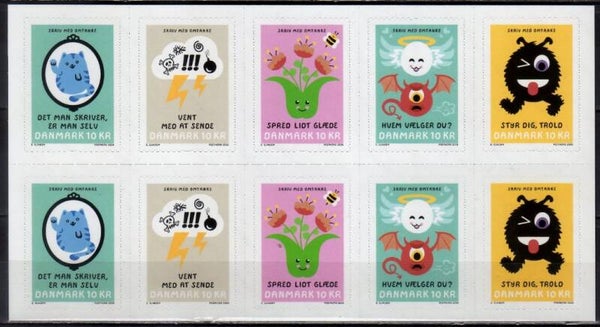 2204 Cartoons Comics BD 2020 Denmark Think what you write booklet