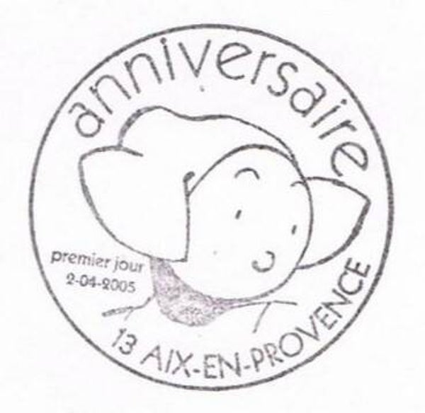 2207 Cartoons Comics BD 2005 France Bécassine by Caumery Aix en provence postmark