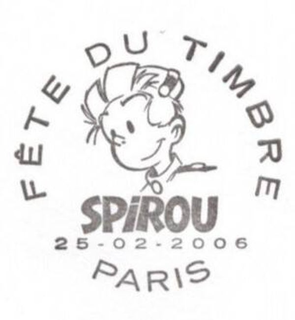 2207 Cartoons Comics BD 2006 France Spirou Robbedoes by Jijé Paris postmark