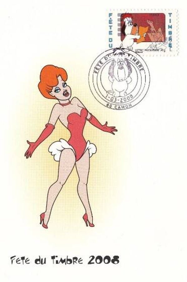 2207 Cartoons Comics BD 2008 France Droopy by Ted Avery Camon maximum card