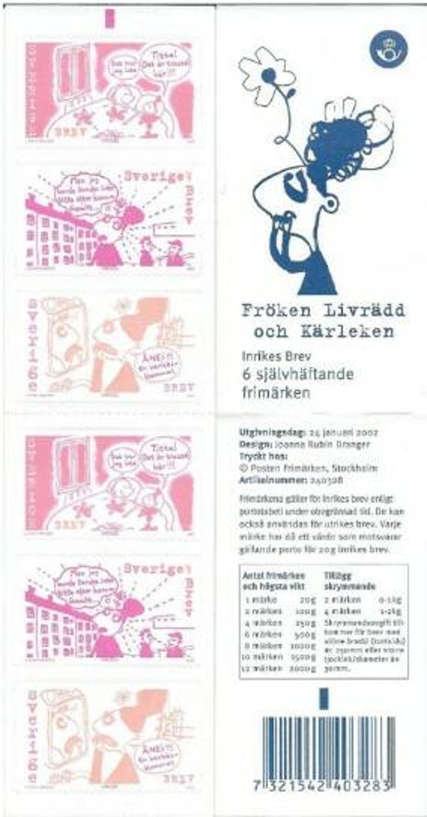 Arts Cartoons Comics BD 2002 Sweden booklet