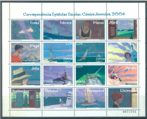 Arts Cartoons Comics BD 2004 Spain sheet