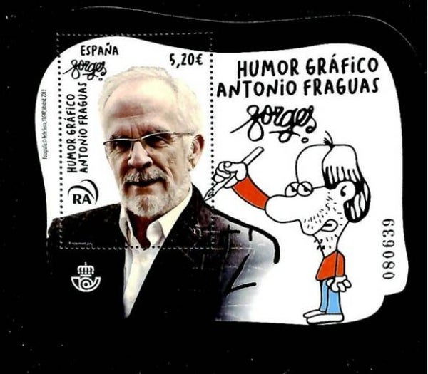 Arts Cartoons Comics BD Forges Antonio Fraguas 2019 Spain miniature sheet