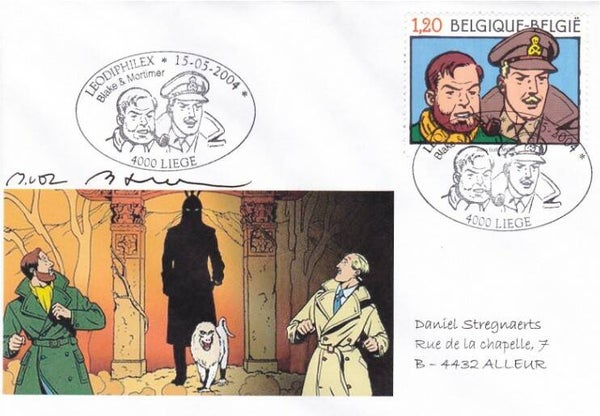 Arts Cartoons Comics BD Blake & Mortimer by Edgar P Jacobs 2004 Belgium FDC 2