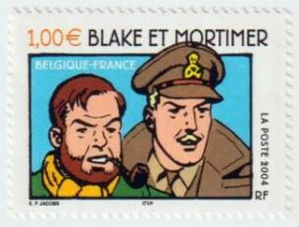 Arts Cartoons Comics BD Blake & Mortimer by Edgar P Jacobs 2004 France stamp