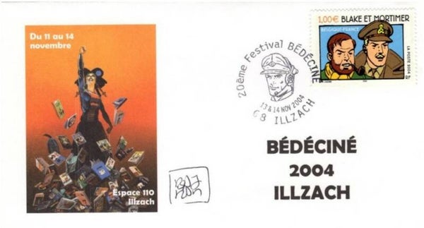 Arts Cartoons Comics BD Blake & Mortimer by Edgar P Jacobs 2004 France FDC