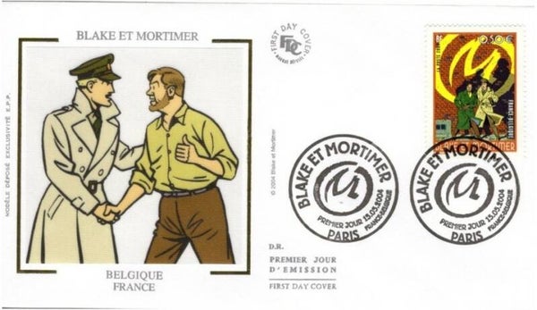 Arts Cartoons Comics BD Blake & Mortimer by Edgar P Jacobs 2004 France FDC 2