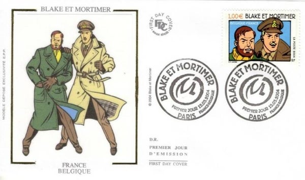 Arts Cartoons Comics BD Blake & Mortimer by Edgar P Jacobs 2004 France FDC 3