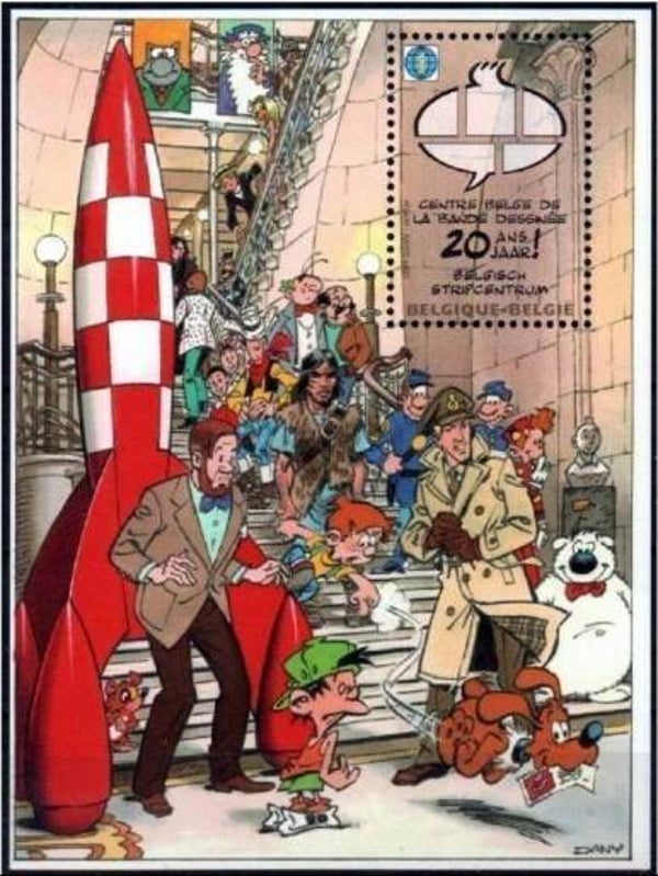 Arts Cartoons Comics BD Lucky Luke 2009 Belgium miniature sheet