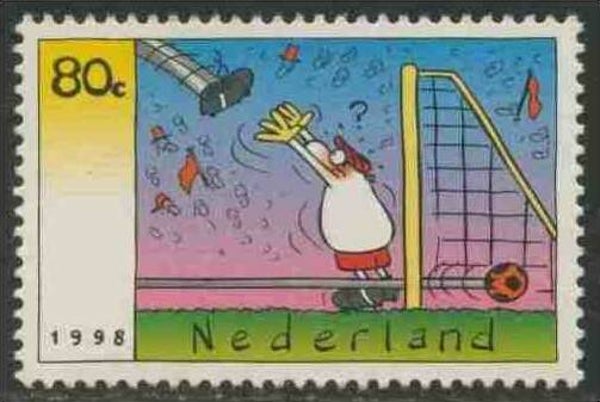 Arts Cartoons Comics BD FC Knudde by John le Noble & Toon van Driel 1998 Netherlands stamp