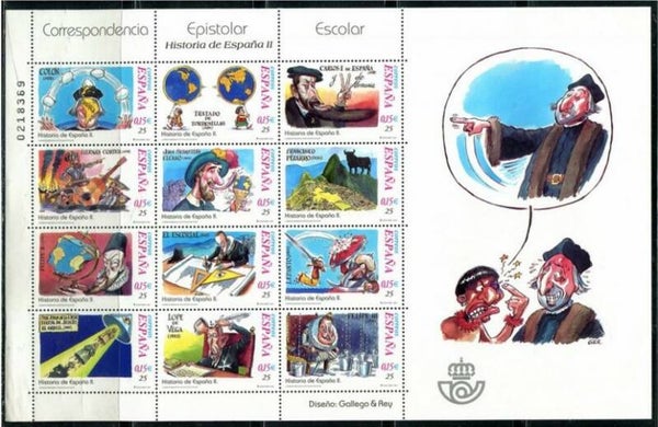 Arts Cartoons Comics BD Historica 2001 Spain sheet