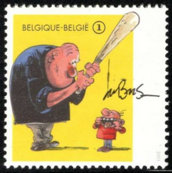 Arts Cartoons Comics BD Humor by Frédéric duBus 2011 Belgium stamp