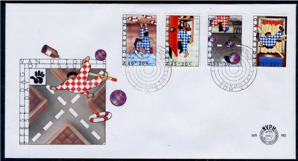 Arts Cartoons Comics BD Children Safety 1977 Netherlands FDC 162