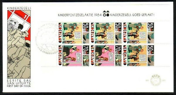Arts Cartoons Comics BD Children 1984 Netherlands FDC 223a