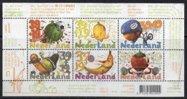 Arts Cartoons Comics BD Children Sport 2004 Netherlands sheet