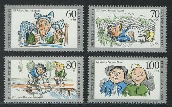Arts Cartoons Comics BD Max & Moritz by Wilhelm Busch 1990 Germany serie