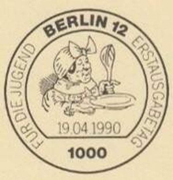 Arts Cartoons Comics BD Max & Moritz by Wilhelm Busch 1990 Germany postmark_3