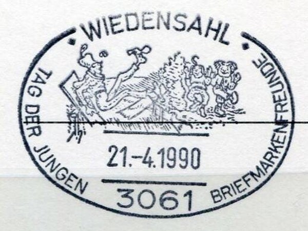 Arts Cartoons Comics BD Max & Moritz by Wilhelm Busch 1990 Germany postmark_4