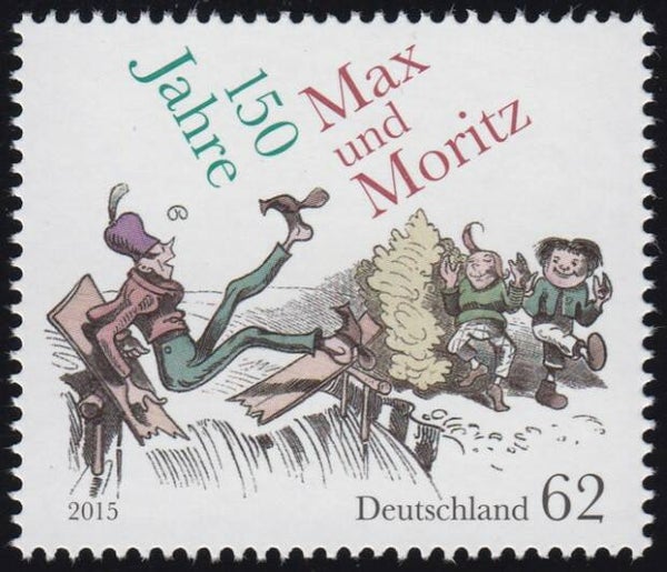 Arts Cartoons Comics BD Max & Moritz by Wilhelm Busch 2015 Germany stamp