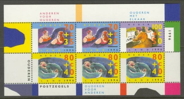 Arts Cartoons Comics BD Elderly 1996 Netherlands sheet