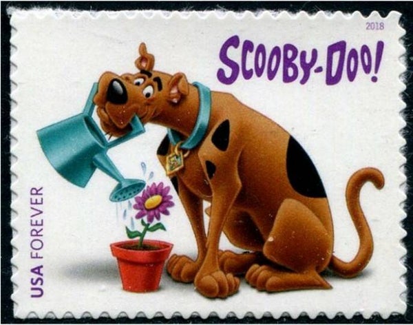 Arts Cartoons Comics BD Scooby Doo by Joe Ruby & Ken Spears 2018 USA stamp