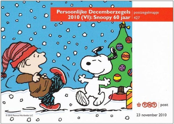 Arts Cartoons Comics BD Peanuts Charlie Brown by Charles M. Schulz 2010 Netherlands PTT-mapje 427