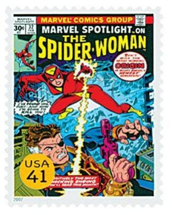 Arts Cartoons Comics BD Spider-Woman by Stan Lee & Steve Ditko Marvel 2007 USA stamp 2