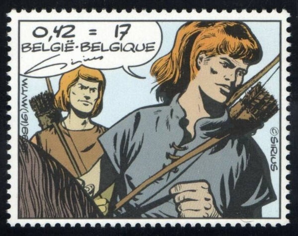 Arts Cartoons Comics BD Timoer by Sirius 1999 Belgium stamp