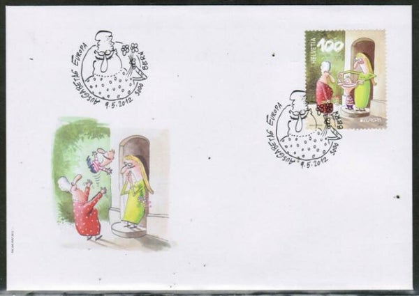 Arts Cartoons Comics BD by Max Spring 2012 Switzerland FDC