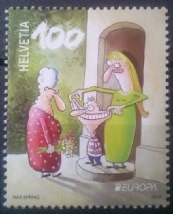 Arts Cartoons Comics BD by Max Spring 2012 Switzerland stamp