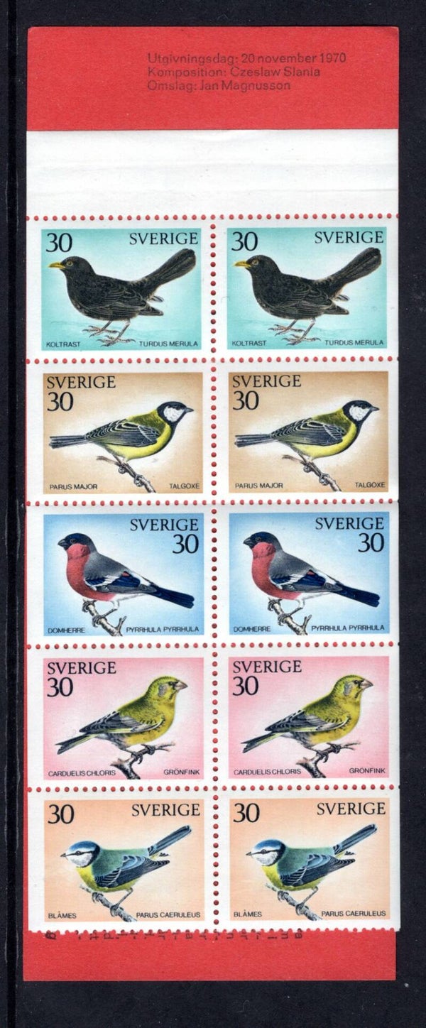 Birds 1970 Sweden booklet inside
