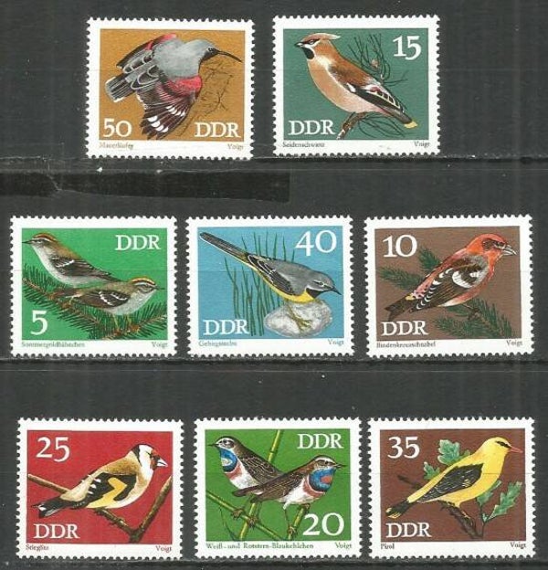 Birds 1973 Germany DDR serie