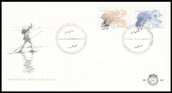 Birds 1982 Netherlands FDC