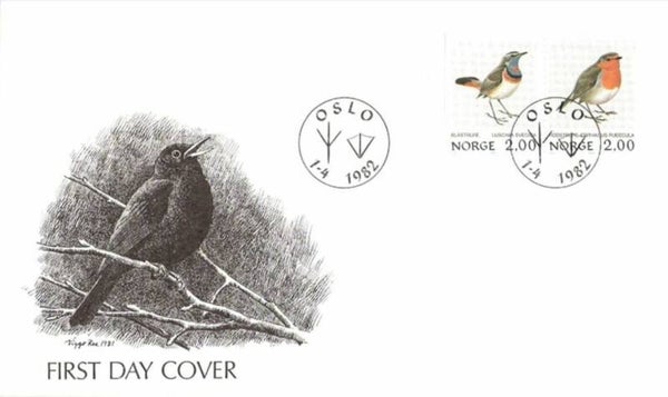 Birds 1982 Norway FDC