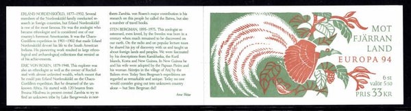 Birds 1994 Sweden booklet outside