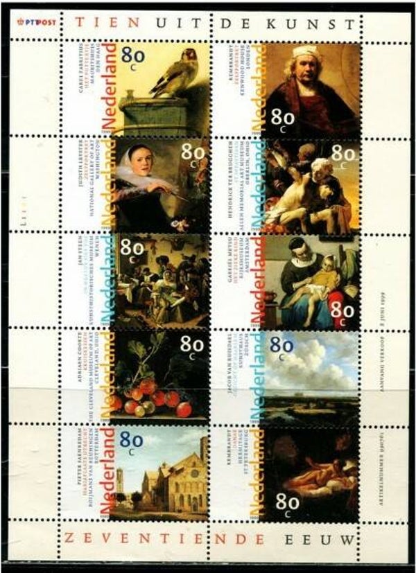Birds 1999 Netherlands miniature sheet 2