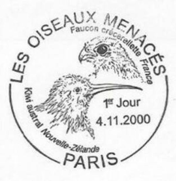 Birds 2000 France stempel