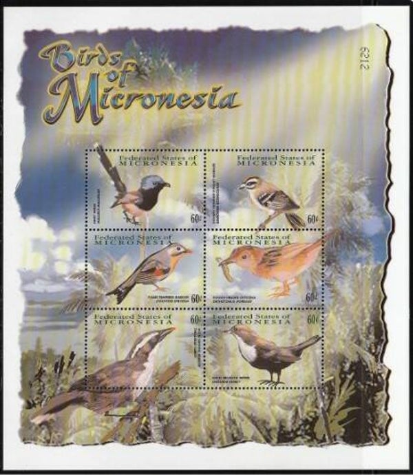 Birds 2001 Micronesia miniature sheet