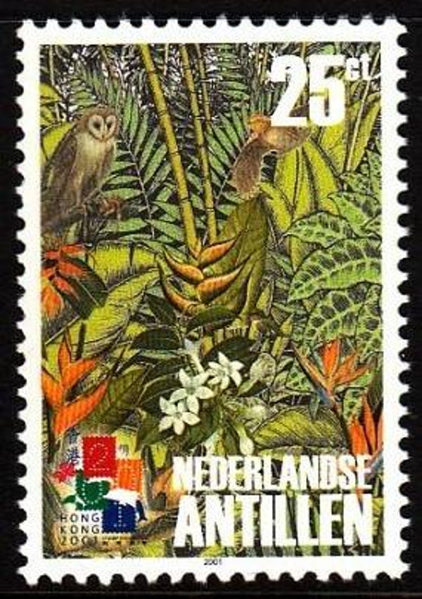 Birds 2001 Netherlands Antilles stamp