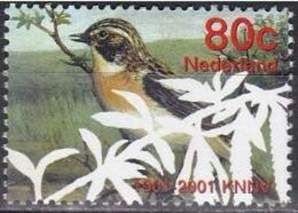 Birds 2001 Netherlands stamp
