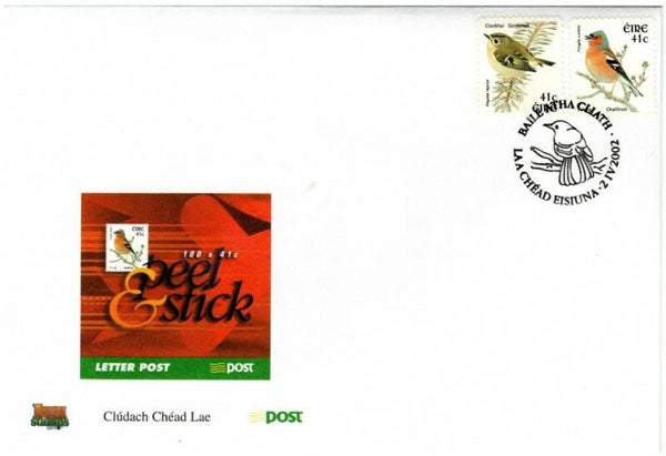 Birds 2002 Ireland FDC 4