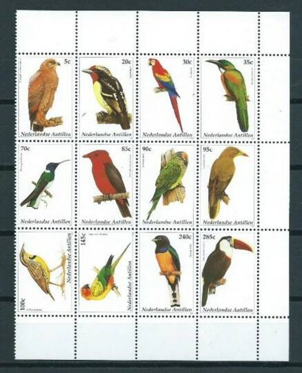 Birds 2002 Netherlands Antilles sheet
