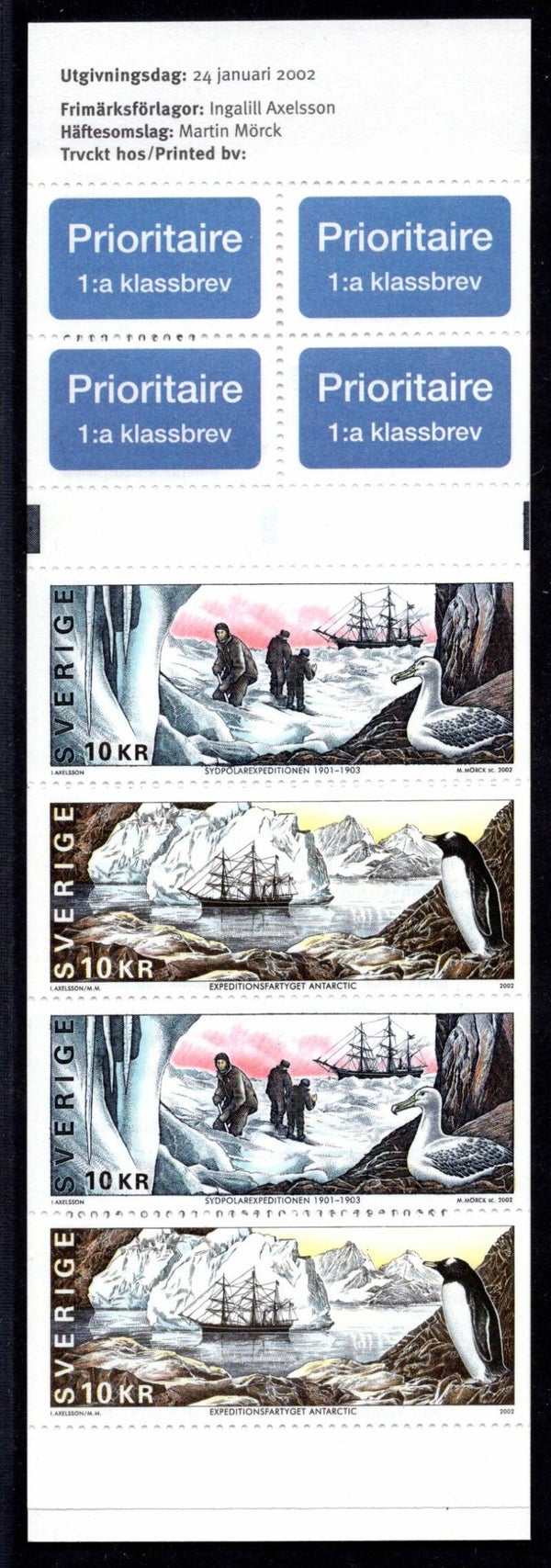 Birds 2002 Sweden booklet inside