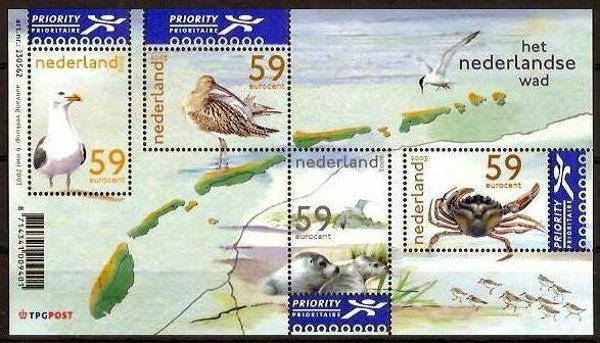 Birds 2003 Netherlands souvenir sheet 2