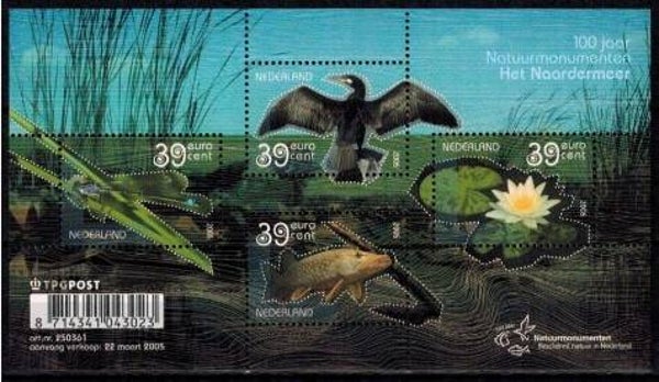 Birds 2005 Netherlands miniature sheet 2