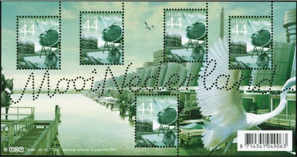Birds 2007 Netherlands miniature sheet