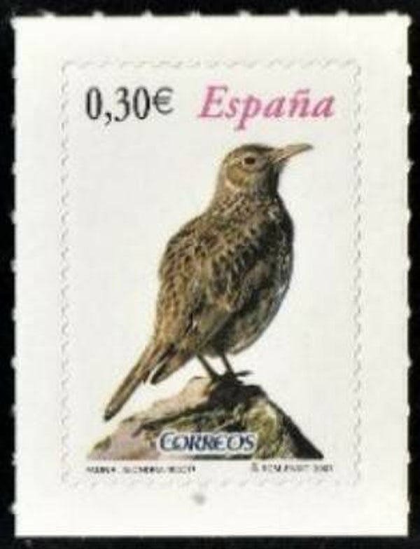 Birds (Chersophilus duponti) Dupont's Lark 2007 Spain stamp